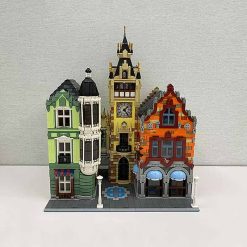 Clock Tower Square Jiestar 89103 City Street View Ideas Creator Expert Series 7020Pcs Modular Building Blocks Kids Toy Gift JIESTAR 89103 Clock Tower Square City Street View Ideas Creator Modular Building Blocks Kids Toys