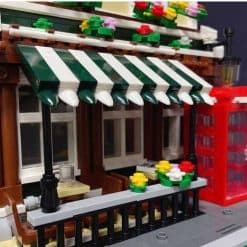 Queen's Bar Music Club Jiestar 89110 Bricktoria City Street View Ideas Creator Expert Series 3656Pcs Modular Building Blocks Kids Toy Gift JIESTAR 89110 Bricktoria Queens Bar Music Club Ideas Creator Series Street View modular Building Blocks Kids Toys