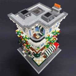 Queen's Bar Music Club Jiestar 89110 Bricktoria City Street View Ideas Creator Expert Series 3656Pcs Modular Building Blocks Kids Toy Gift JIESTAR 89110 Bricktoria Queens Bar Music Club Ideas Creator Series Street View modular Building Blocks Kids Toys