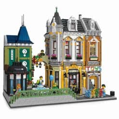 JIESTAR 89112 Toy Store AFOL Square City Street View Ideas Creator Modular Building Blocks Kids Toys