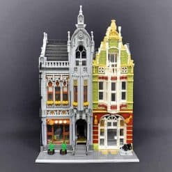 Jiestar 89125 Weapon Museum Store City Street View Ideas Creator Modular Building Blocks Kids Toy