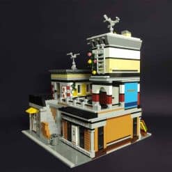 Sushi Corner Shop Jiestar 89127 City Street View Ideas Creator Expert Series 2662Pcs Modular Building Blocks Kids Toy Gift JIESTAR 89127 Sushi Corner Shop City Street View Ideas Creator Modular Building Blocks Kids Toys