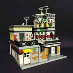 Sushi Corner Shop Jiestar 89127 City Street View Ideas Creator Expert Series 2662Pcs Modular Building Blocks Kids Toy Gift JIESTAR 89127 Sushi Corner Shop City Street View Ideas Creator Modular Building Blocks Kids Toys