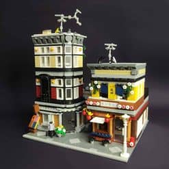 Sushi Corner Shop Jiestar 89127 City Street View Ideas Creator Expert Series 2662Pcs Modular Building Blocks Kids Toy Gift JIESTAR 89127 Sushi Corner Shop City Street View Ideas Creator Modular Building Blocks Kids Toys