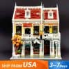 JIESTAR 89131 Clothing Store Fashion City Street View Ideas Creator Modular Building Blocks Kids Toys