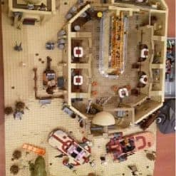 Star Wars Tatooine Mos Eisley Cantina MOC-10024 UCS Architecture City Street View 3450Pcs Modular Building Blocks Kids Toy Gift C026 MOC 10024 Mandalorian Mos Eisley Cantina Star Wars C026 City Building Blocks Kids Toys