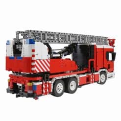 Mould King 17022 Fire Ladder Truck Rescue Vehicle Technic Remote Control 4886Pcs Building Blocks Bricks Kids Toy Mould King 17022 Fire Truck Rescue Vehicle Technic Ideas Remote Control Building Blocks Kids Toy