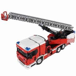 Mould King 17022 Fire Ladder Truck Rescue Vehicle Technic Remote Control 4886Pcs Building Blocks Bricks Kids Toy Mould King 17022 Fire Truck Rescue Vehicle Technic Ideas Remote Control Building Blocks Kids Toy