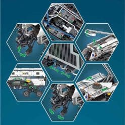 Mould King 21014 Mars Explorer Vehicle NASA Remote Control Technic Ideas Creator 1608Pcs Building Blocks Kids Toy Gift Mould King 21014 Mars Explorer NASA vehicle Technic Ideas Creator RC Building Blocks Kids Toys