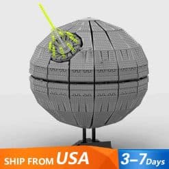 Mould King 21034 Death Star MOC 67785 Star Wars Space Ship Mandalorian Building Blocks Kids Toys