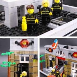 Fire Brigade 10197 City Street View Ideas Creator Expert Series 2313Pcs Modular Building Blocks Kids Toy 15004 84004 99009 LEGO 10197 Fire brigade Lepin 15004 King 84004 City Street View Ideas Creator Modular Building Blocks Kids Toy