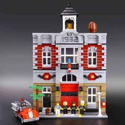 Fire Brigade 10197 City Street View Ideas Creator Expert Series 2313Pcs Modular Building Blocks Kids Toy 15004 84004 99009 LEGO 10197 Fire brigade Lepin 15004 King 84004 City Street View Ideas Creator Modular Building Blocks Kids Toy