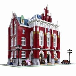 Red Brick University Jiestar 89123 City Street View Ideas Creator Expert Series 6355Pcs Modular Building Blocks Kids Toy Gift Jiestar 89123 Red Brick University City Street View Ideas Creator Modular Building Blocks Kids Toys