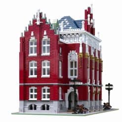 Red Brick University Jiestar 89123 City Street View Ideas Creator Expert Series 6355Pcs Modular Building Blocks Kids Toy Gift Jiestar 89123 Red Brick University City Street View Ideas Creator Modular Building Blocks Kids Toys