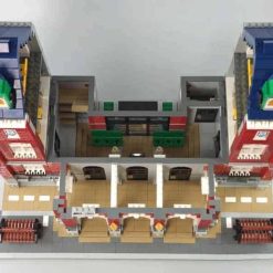 Red Brick University Jiestar 89123 City Street View Ideas Creator Expert Series 6355Pcs Modular Building Blocks Kids Toy Gift Jiestar 89123 Red Brick University City Street View Ideas Creator Modular Building Blocks Kids Toys