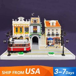 Jiestar 89132 Orient Train Station Lisbon Tram City Street View Ideas Creator Street View Modular Building Blocks Kids Toy