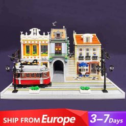 Jiestar 89132 Orient Train Station Lisbon Tram City Street View Ideas Creator Street View Modular Building Blocks Kids Toy