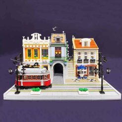 Jiestar 89132 Orient Train Station Lisbon Tram City Street View Ideas Creator Street View Modular Building Blocks Kids Toy