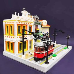 Orient Train Station Jiestar 89132 Lisbon Tram City Street View Ideas Creator Expert Series 3111Pcs Modular Building Blocks Kids Toy Gift Jiestar 89132 Orient Train Station Lisbon Tram City Street View Ideas Creator Street View Modular Building Blocks Kids Toy