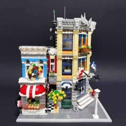 Corner Police Station Jiestar 89134 City Street View Ideas Creator Expert Series 3080Pcs Modular Building Blocks Kids Toy Gift Jiestar 89134 Corner Police Station City Street View Ideas Creator Modular Building Blocks Kids Toy