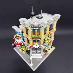 Corner Police Station Jiestar 89134 City Street View Ideas Creator Expert Series 3080Pcs Modular Building Blocks Kids Toy Gift Jiestar 89134 Corner Police Station City Street View Ideas Creator Modular Building Blocks Kids Toy