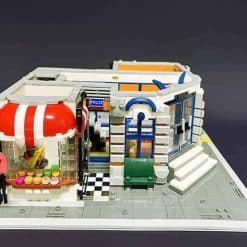 Corner Police Station Jiestar 89134 City Street View Ideas Creator Expert Series 3080Pcs Modular Building Blocks Kids Toy Gift Jiestar 89134 Corner Police Station City Street View Ideas Creator Modular Building Blocks Kids Toy