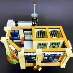 Corner Police Station Jiestar 89134 City Street View Ideas Creator Expert Series 3080Pcs Modular Building Blocks Kids Toy Gift Jiestar 89134 Corner Police Station City Street View Ideas Creator Modular Building Blocks Kids Toy