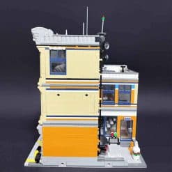 Corner Police Station Jiestar 89134 City Street View Ideas Creator Expert Series 3080Pcs Modular Building Blocks Kids Toy Gift Jiestar 89134 Corner Police Station City Street View Ideas Creator Modular Building Blocks Kids Toy