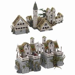 Lord of the Rings Hobbit Rivendell MOC-62284 Elf City Complete Edition 21108Pcs Modular Building Blocks Kids Toy Gift Lord of the rings hobbit Rivendell MOC-62284 Elf City Modular Building Blocks Kids Toy