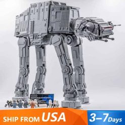 Star Wars Mandalorian AT AT Walker 75313 King A66677 UCS Technic Building Blocks Kids Toy