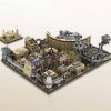 Star Wars Mandalorian Tatooine Mos Eisley City With Space Port MOC-74753 UCS Modular Building Blocks Kids Toy ST812
