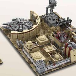 Star Wars Mandalorian Tatooine Mos Eisley City With Space Port MOC-74753 UCS 13929Pcs Modular Building Blocks Kids Toy Gift ST812 Star Wars Mandalorian Tatooine Mos Eisley City With Space Port MOC-74753 UCS Modular Building Blocks Kids Toy ST812