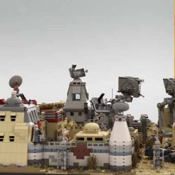 Star Wars Mandalorian Tatooine Mos Eisley City With Space Port MOC-76005 UCS 28880Pcs Modular Building Blocks Kids Toy Gift MOC-76005 Star Wars Mandalorian Mos Eisley Tatooine City Modular Building Blocks Kids Toy Gift