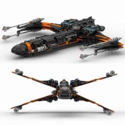 MOC 69940 ST706 Star Wars X Wing Corvette Blockaded Runner UCS Space Ship Building Blocks Kids Toy
