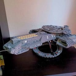 Stargate Atlantis USS Daedalus Interstellar Space Ship MOC-35381 UCS 9424Pcs Building Blocks Kids Toy Gift MOC 35381 USS Daedalus Stargate Atlantis Space Ship UCS Kids Toys Building Blocks J313