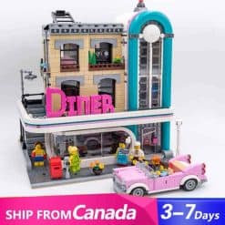 10260 15037 Downtown Diner Creator Expert Street View Series building blocks