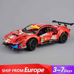 42125 Ferrari 488 GTE Lepin 40031 Technic Super Sports Race Car Hyper Car Building Blocks Kids Toy