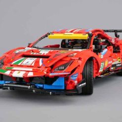 Ferrari 488 GTE 42125 Technic Super Sports Race Car Hyper Car 1677Pcs Building Blocks Kids Toy Gift 40031 42125 Ferrari 488 GTE Lepin 40031 Technic Super Sports Race Car Hyper Car Building Blocks Kids Toy