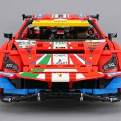 Ferrari 488 GTE 42125 Technic Super Sports Race Car Hyper Car 1677Pcs Building Blocks Kids Toy Gift 40031 42125 Ferrari 488 GTE Lepin 40031 Technic Super Sports Race Car Hyper Car Building Blocks Kids Toy