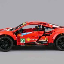 Ferrari 488 GTE 42125 Technic Super Sports Race Car Hyper Car 1677Pcs Building Blocks Kids Toy Gift 40031 42125 Ferrari 488 GTE Lepin 40031 Technic Super Sports Race Car Hyper Car Building Blocks Kids Toy
