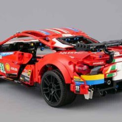 Ferrari 488 GTE 42125 Technic Super Sports Race Car Hyper Car 1677Pcs Building Blocks Kids Toy Gift 40031 42125 Ferrari 488 GTE Lepin 40031 Technic Super Sports Race Car Hyper Car Building Blocks Kids Toy