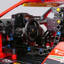 Ferrari 488 GTE 42125 Technic Super Sports Race Car Hyper Car 1677Pcs Building Blocks Kids Toy Gift 40031 42125 Ferrari 488 GTE Lepin 40031 Technic Super Sports Race Car Hyper Car Building Blocks Kids Toy