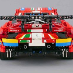 Ferrari 488 GTE 42125 Technic Super Sports Race Car Hyper Car 1677Pcs Building Blocks Kids Toy Gift 40031 42125 Ferrari 488 GTE Lepin 40031 Technic Super Sports Race Car Hyper Car Building Blocks Kids Toy