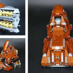 Star Wars Trade Federation Transport Tank MTT 7662 Droid Ship 1338Pcs Building Blocks Kids Toy 1122 05069 M969 Lepin 05069 Star Wars Trade Federation Transport Tank MTT 7662 M969 Droid Ship Building Blocks Kids Toy
