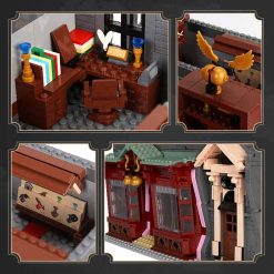 Mould King 16039 Harry Potter Quick Pitch Supplies Quidditch Shop With Lights 3033Pcs Modular Building Blocks Bricks Kids Toy Gift Mould King 16039 Harry Potter Quick Pitch Supplies Quidditch Shop With Lights Building Blocks Bricks Kids Toy