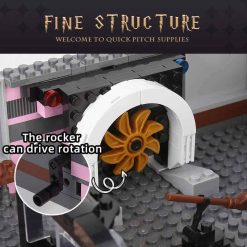 Mould King 16039 Harry Potter Quick Pitch Supplies Quidditch Shop With Lights 3033Pcs Modular Building Blocks Bricks Kids Toy Gift Mould King 16039 Harry Potter Quick Pitch Supplies Quidditch Shop With Lights Building Blocks Bricks Kids Toy