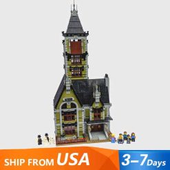 Lepin 10753 Haunted House 10273 City Street View Ideas Creator Modular Building Blocks Kids Toy