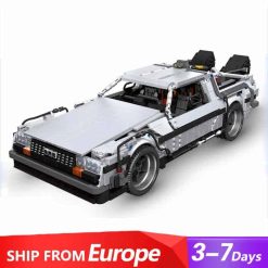 Jie Star 92004 Back To The Future 1985 DeLorean Time Machine DMC