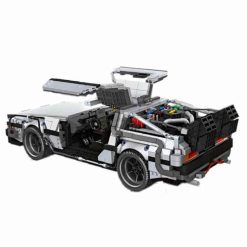 Jie Star 92004 Back to the Future 1985 DeLorean Time Machine DMC-12 Movie Car 2716Pcs Building Blocks Kids Toy Gift JieStar 92004 Back to the Future 1985DMC-12 DeLorean Time Machine Car Building Blocks Kids Toy