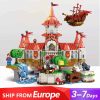 LQS 67601 Super Mario Castle Peach Castle Ideas Creator Series Building Blocks Kids Toy